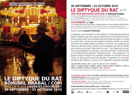 dyptique du rat theatre de sartrouville